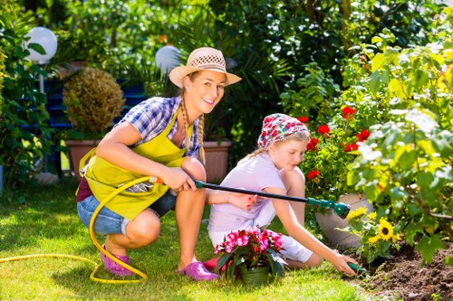 Seasonal Putney landscaping with lush planting, paths, and a welcoming garden layout